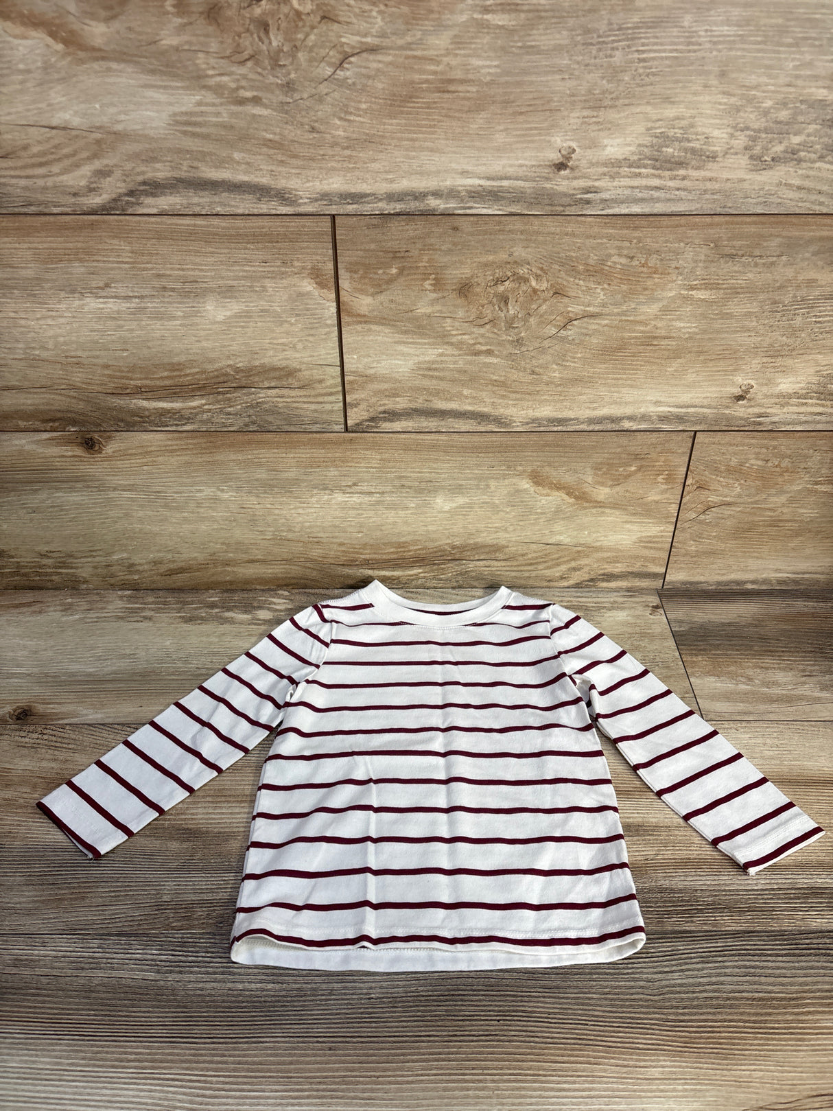 Cat & Jack Striped Shirt White sz 2T