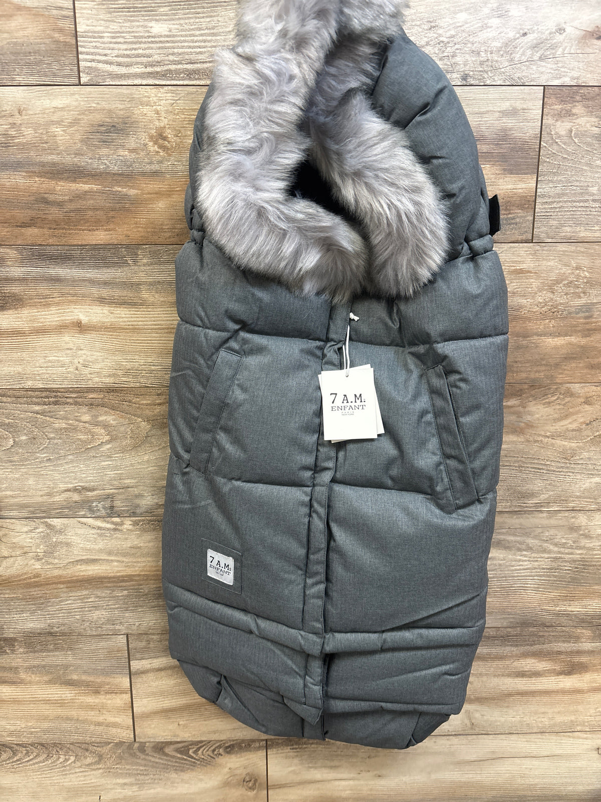 NEW 7AM Enfant Blanket 212 Evolution Stroller & Car Seat Footmuff Grey sz 6m-4T