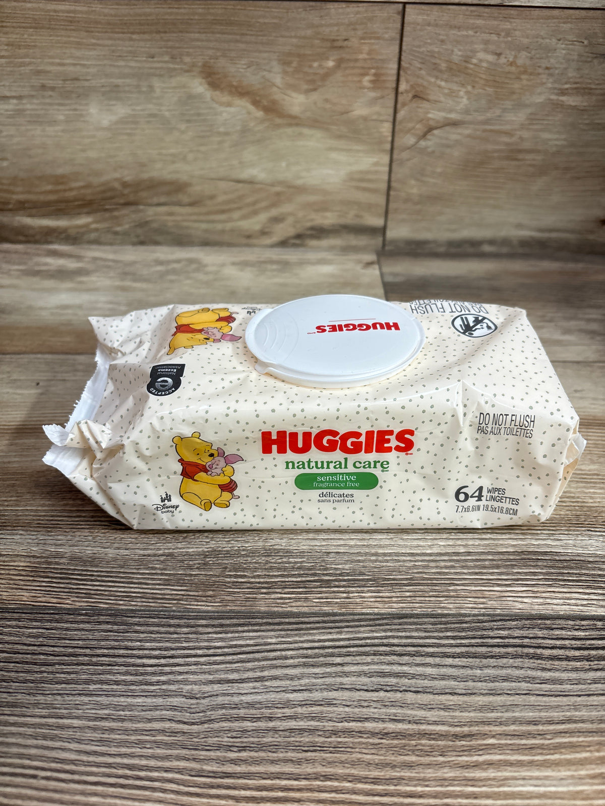 NEW Huggies Natural care Sensitive Unscented Wet Wipes 64ct