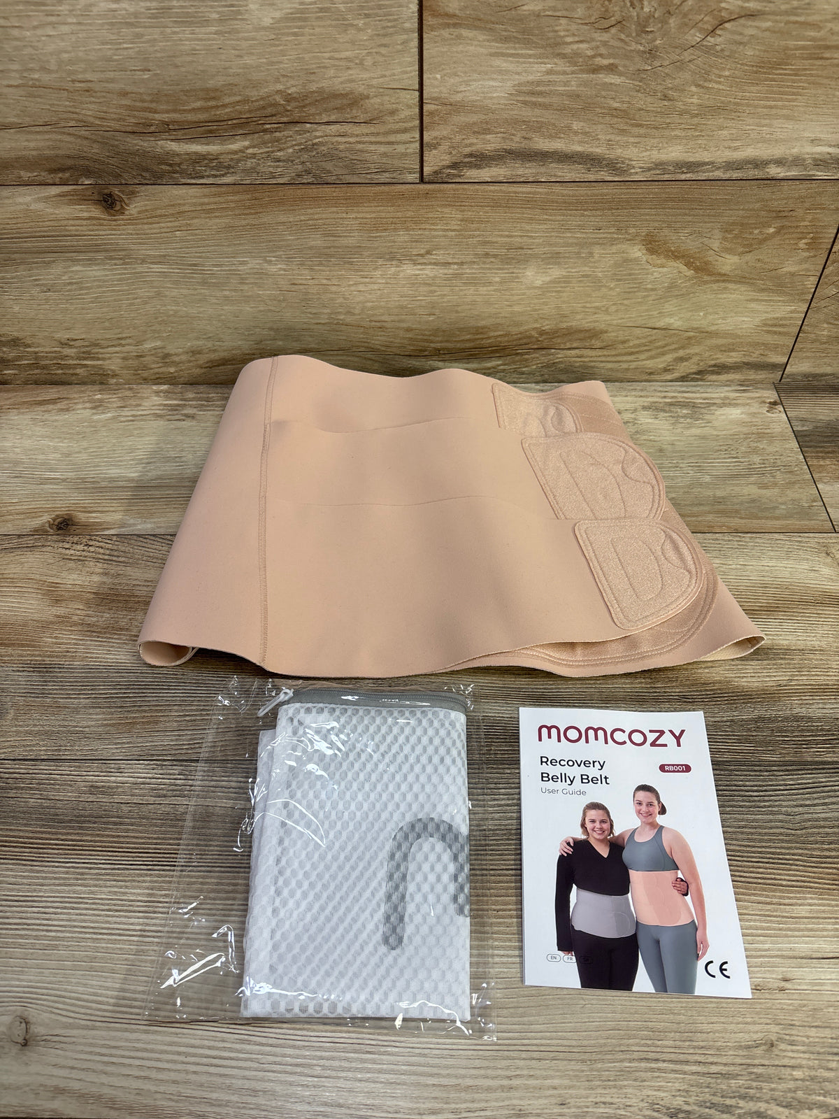Momcozy Ergowrap Postpartum Belly Wrap - Oyster Pink sz XL
