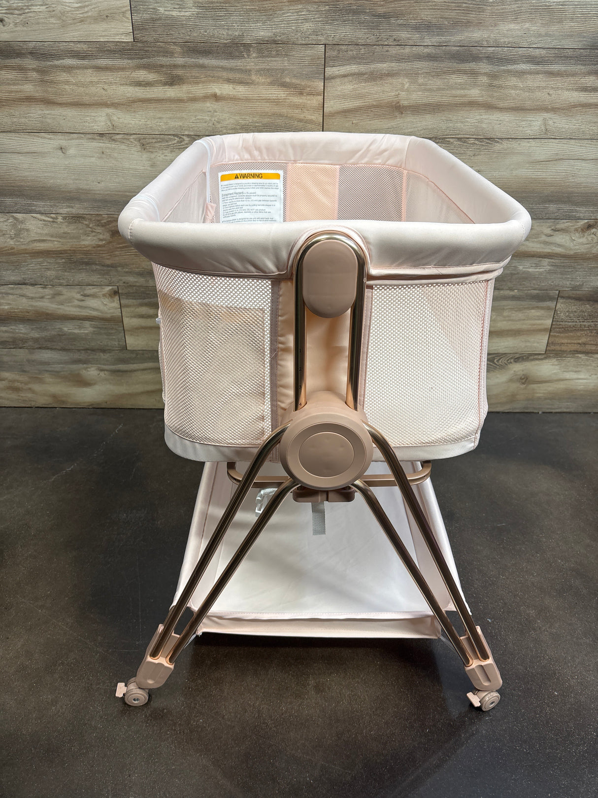 KOOLABABY Baby Bassinet Bedside Sleeper in Pink