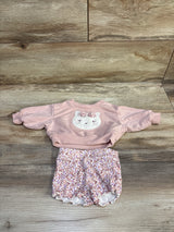 Cloud Island 2pc Cat Sweatshirt & Leggings Set Pink sz Newborn