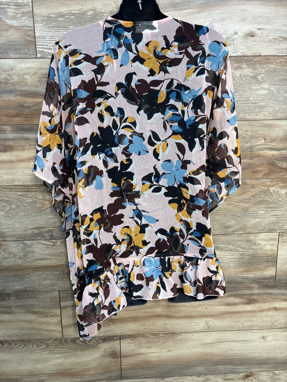 Motherhood Floral Sheer Kimono Top Pink sz One Size