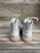 Cat & Jack Amaya Combat Boots Ivory sz 5c