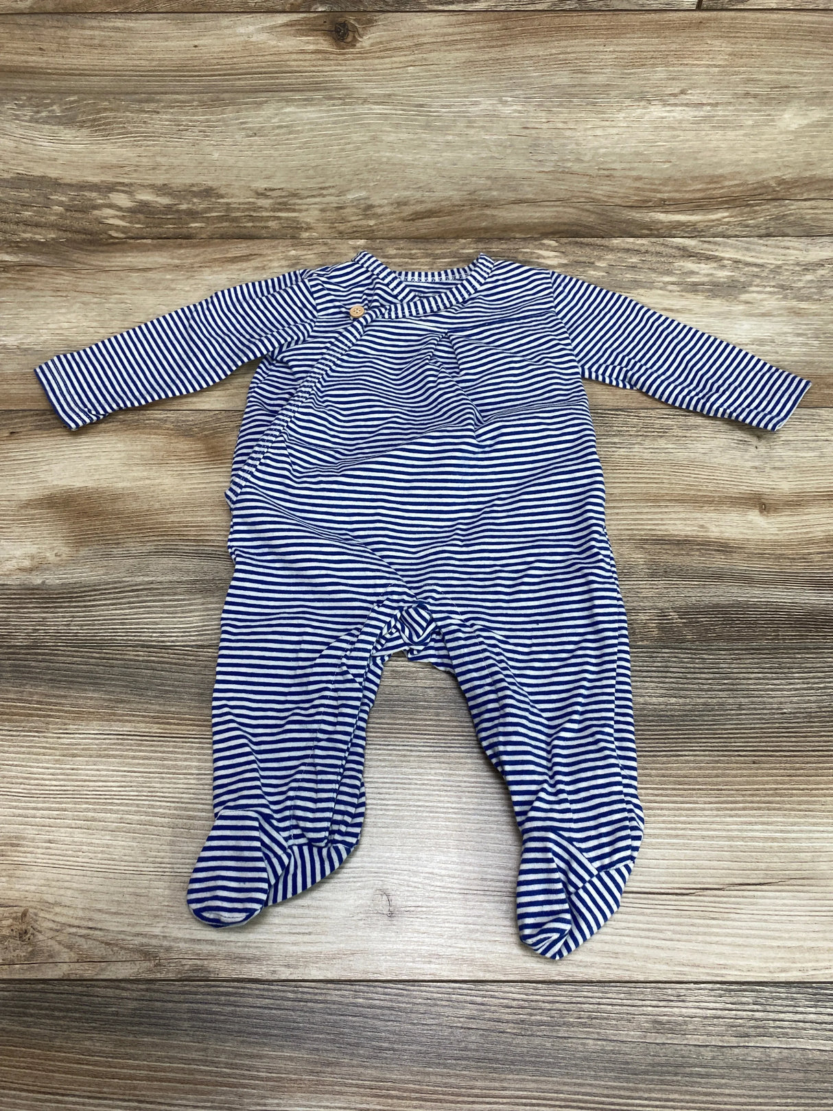 Rachel Zoe Striped Footed Coverall Blue sz 3-6m