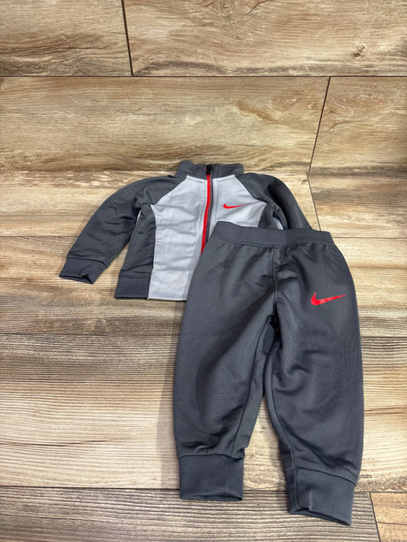 Grey Me n Mommy To Be 2-piece baby tracksuit with zip-up jacket and joggers
