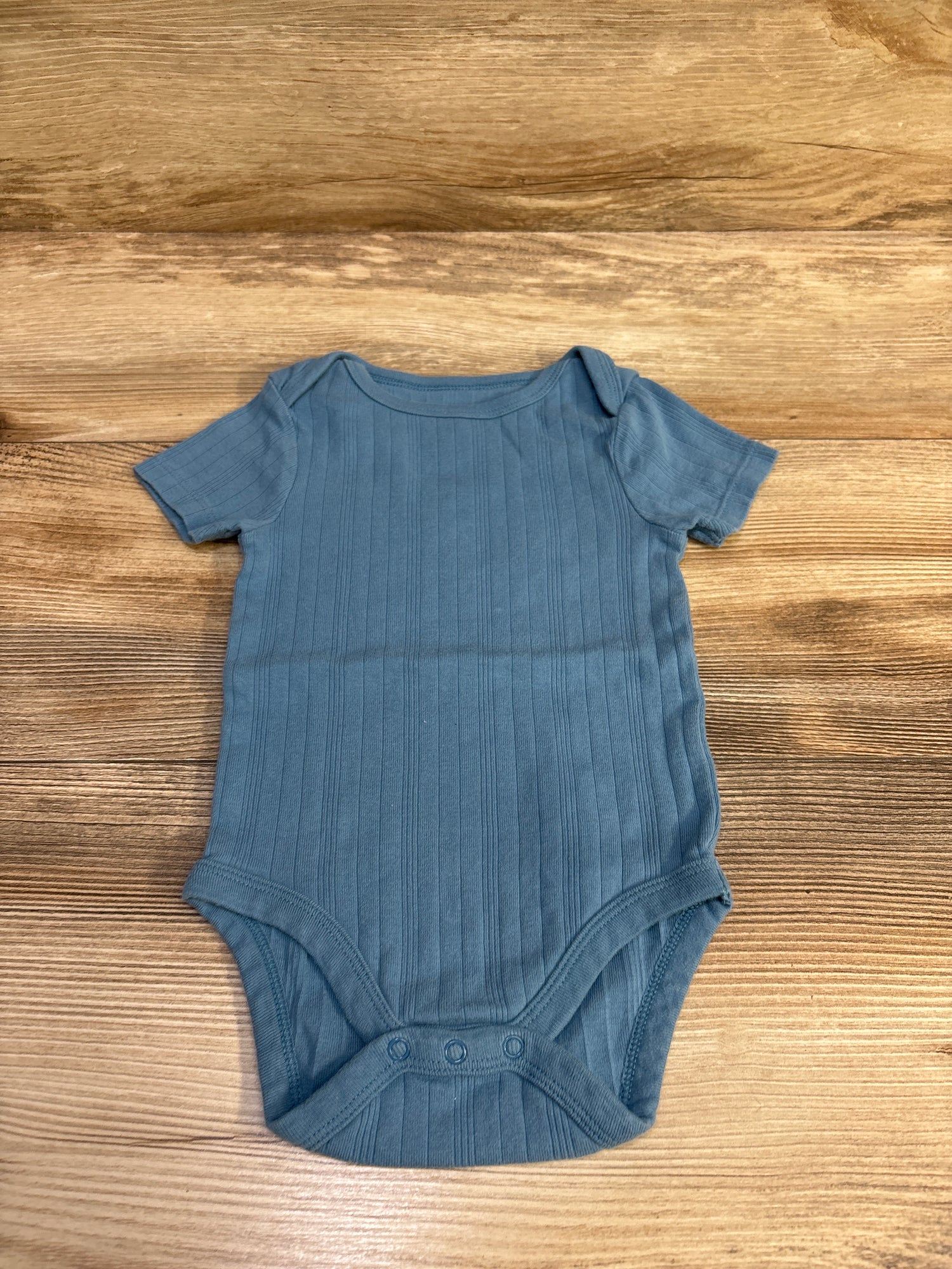 Cloud Island Ribbed Bodysuit Blue sz 12m
