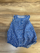 Carter's Ruffled Shortie Romper Blue sz Newborn