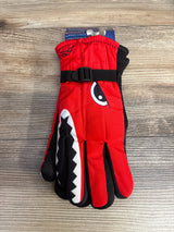 NEW ThermaWear Shark Winter Ski Gloves Red OSFM
