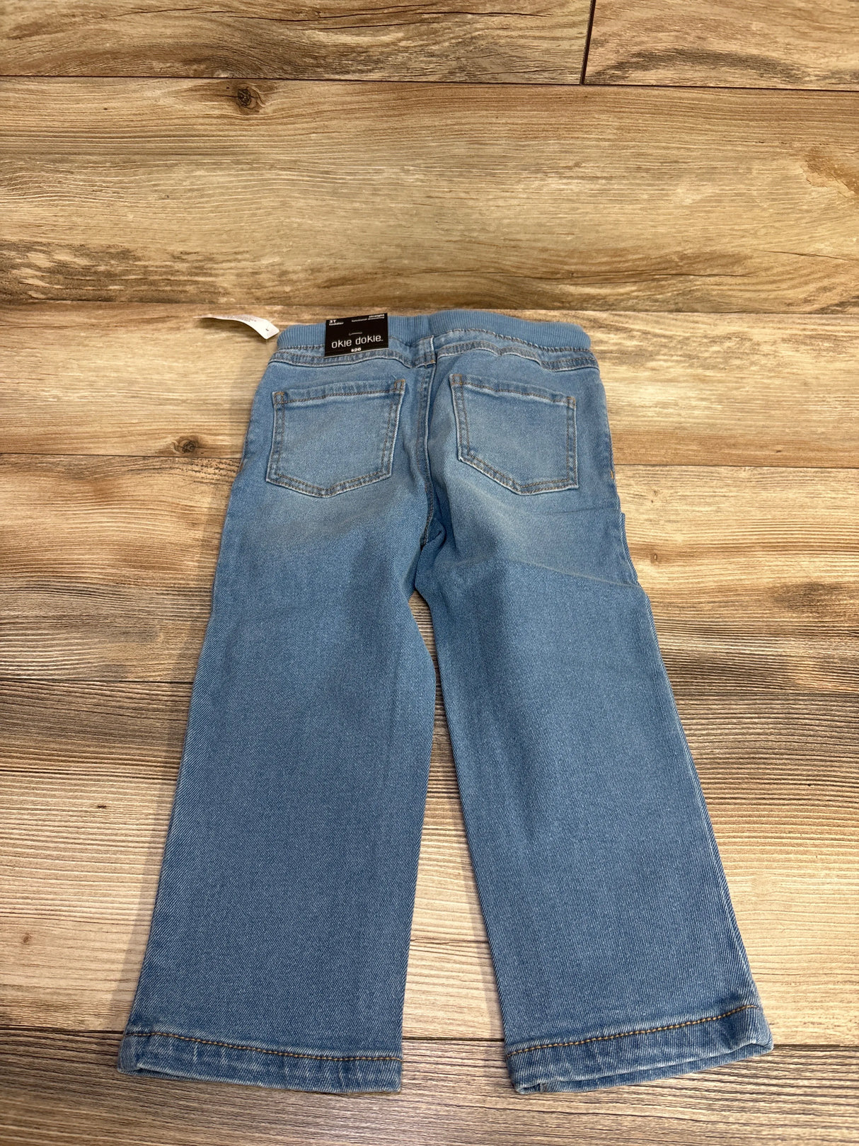 NEW Okie Dokie Drawstring Jeans Blue sz 3T