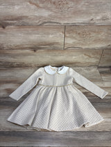 Janie & Jack The Sparkle Collared Dress Gold sz 3T