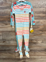 NEW Just One You 2pk Strawberry Striped Sleeper Set Mint sz 3T
