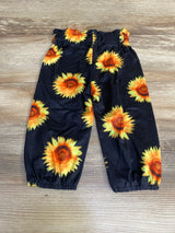 Sunflower Print Pants Black sz 9-12m