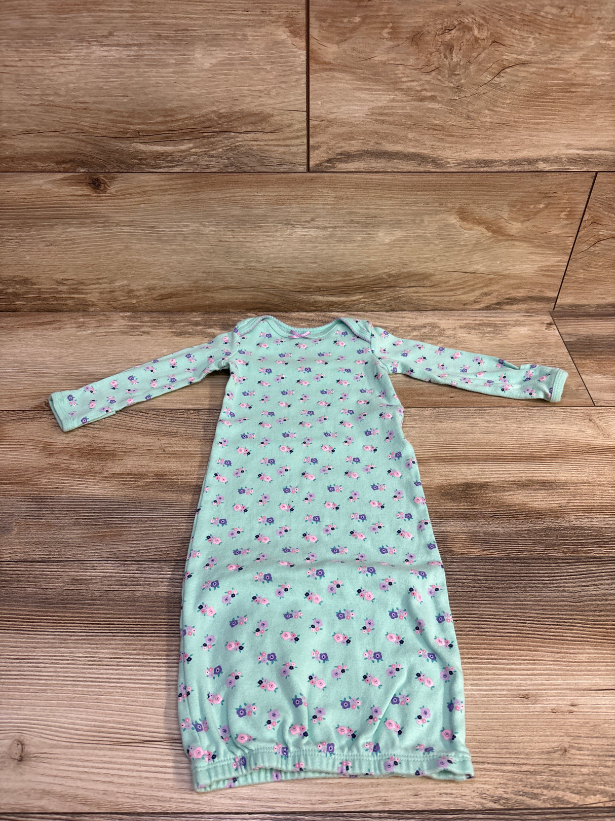 Simple Joys Sleep Gown Teal sz 0-3m