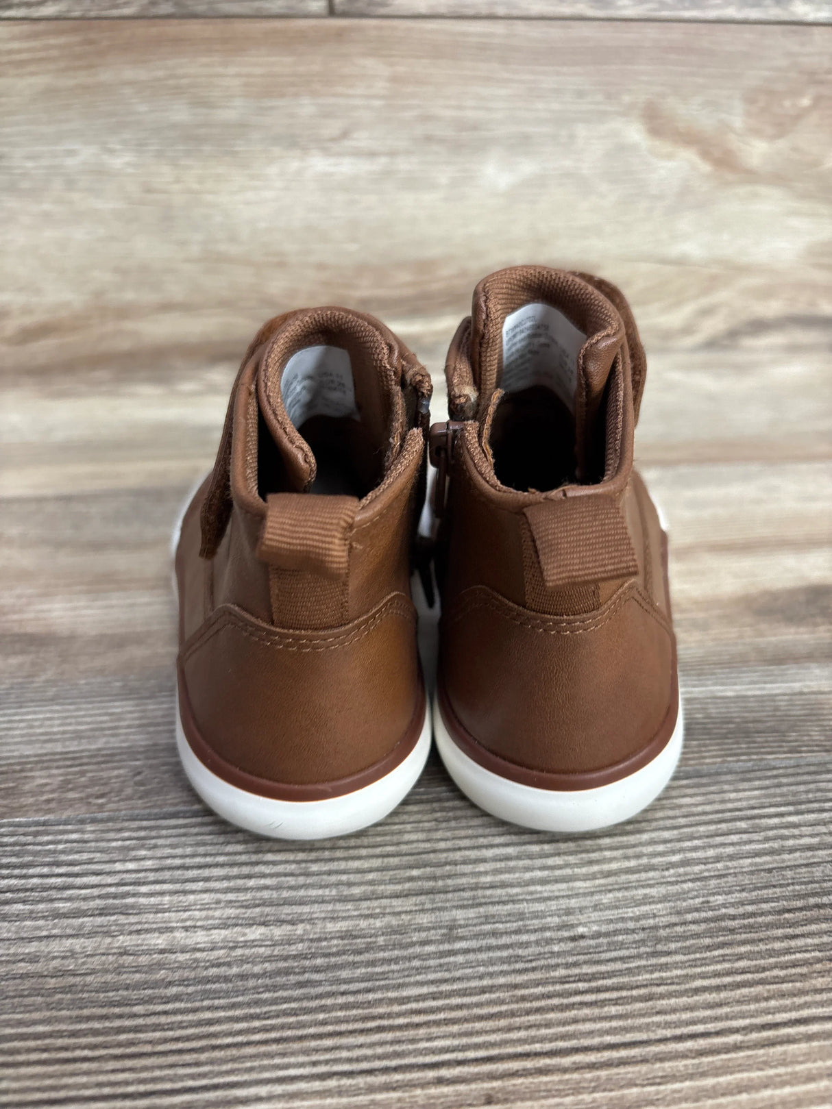 Wonder Nation Casual High Top Sneakers Brown sz 11c