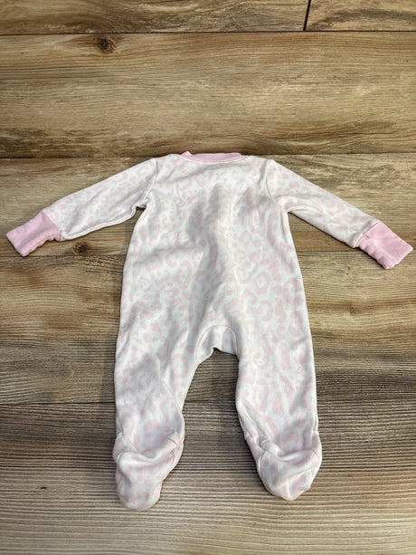 Under Armour Leopard Print Sleeper White/Pink sz 0-3m - Me n Mommy To Be