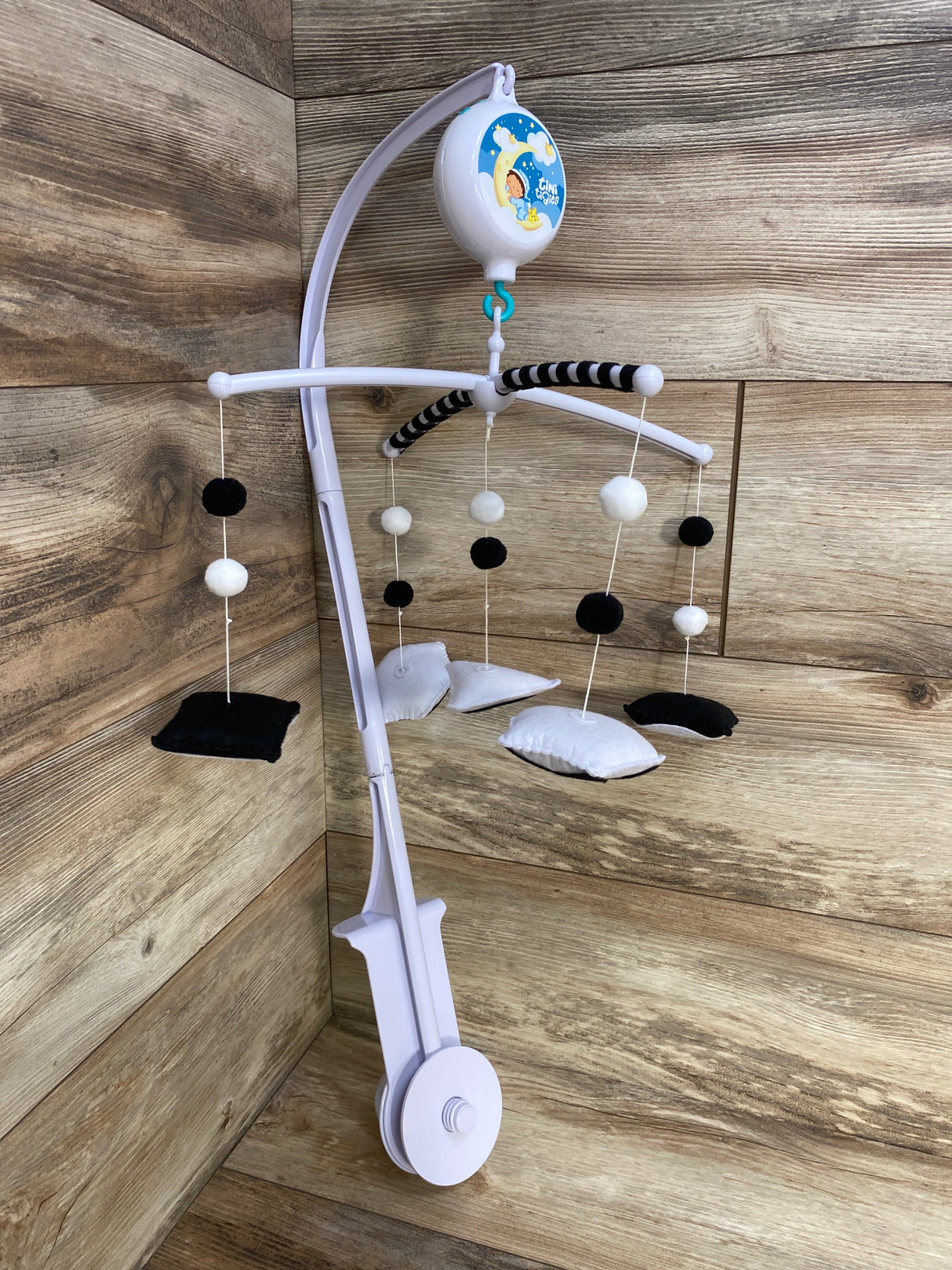 Tiny Tigies Black & White Crib Mobile