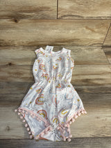 NEW Mila & Rose Pom-Pom Romper White sz 2-3T