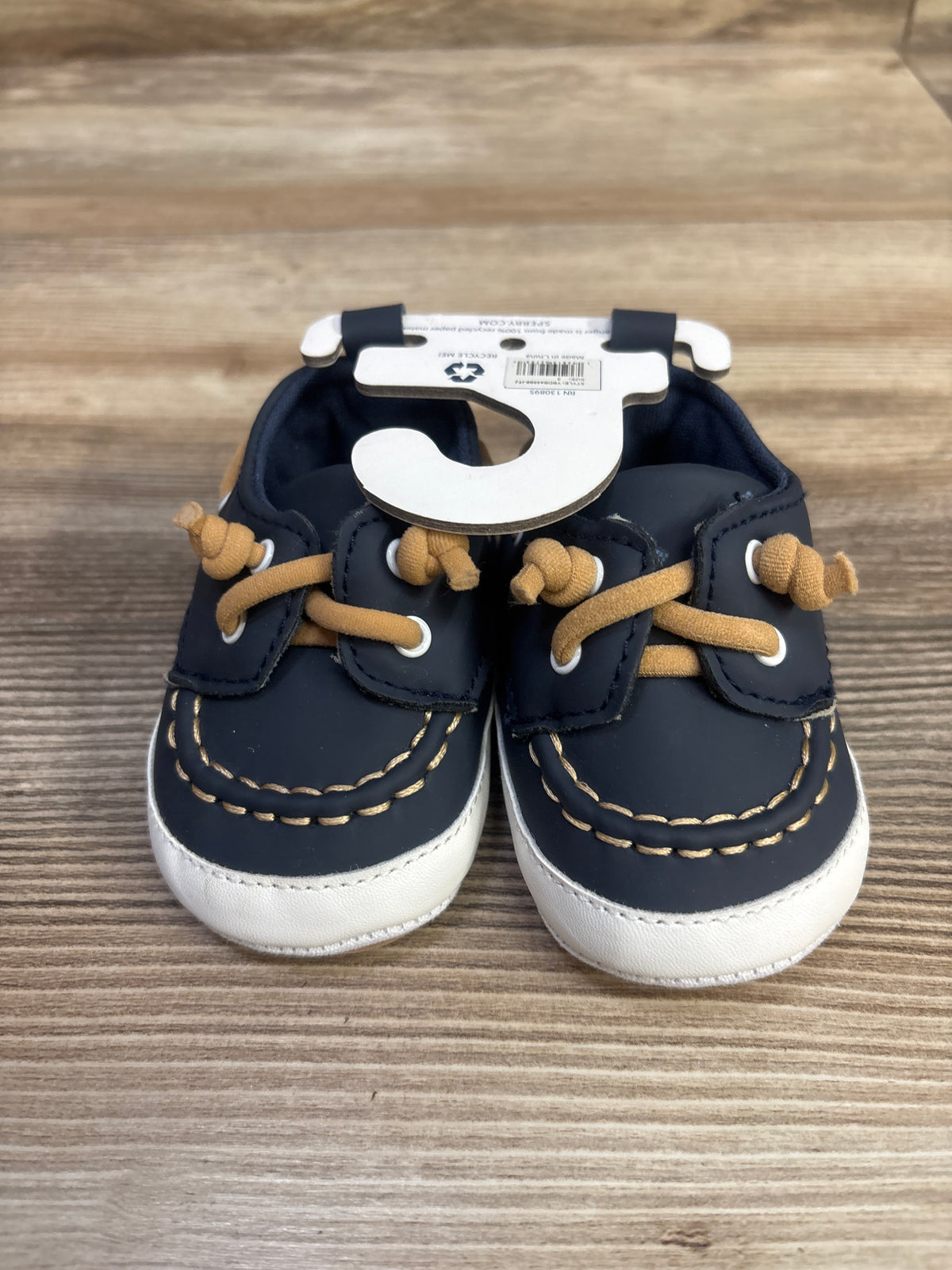 NEW Sperry Crib Boat Shoes Navy sz 3c