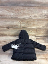 NEW Reebok Hooded Heavyweight Puffer Jacket Black sz 12m