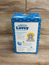 NEW Dr. Brown's Lovey Pacifier & Teether Holder - Grey Triceratops