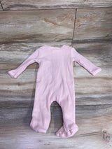 Pl Baby Ribbed Sleeper Pink sz Newborn