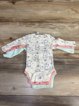 NEW Gerber 3pk Let's All Be Friend's Bodysuit Set Mint sz 0-3m
