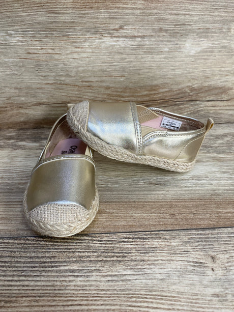 OshKosh Belle Espadrille Casual Shoes Gold sz 5c - Me n Mommy To Be