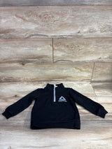 Reebok 1/4 Zip Pull Over Sweatshirt Black sz 2T