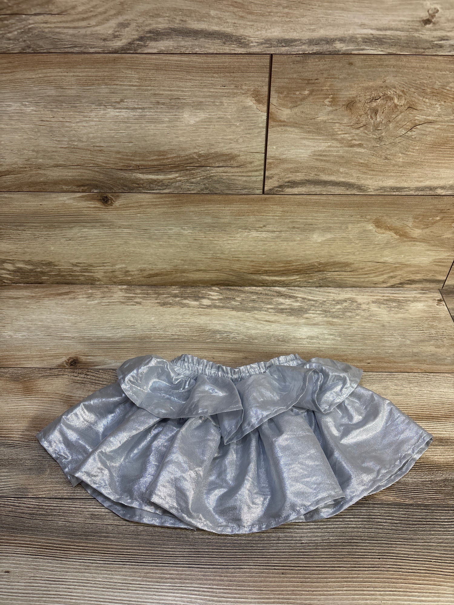 Nicole Miller Metallic Skort Silver sz 12m