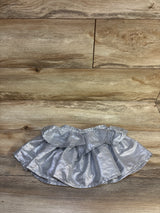 Nicole Miller Metallic Skort Silver sz 12m