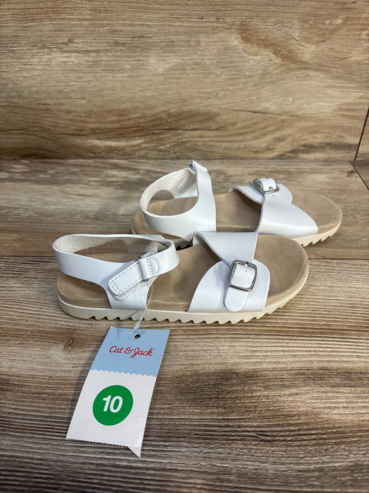 NEW Cat & Jack Shaelyn Sandals White sz 10c