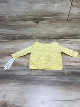 NEW Cat & Jack 2pc Polka Dot Sweatshirt & Bottoms Yellow sz 0-3m