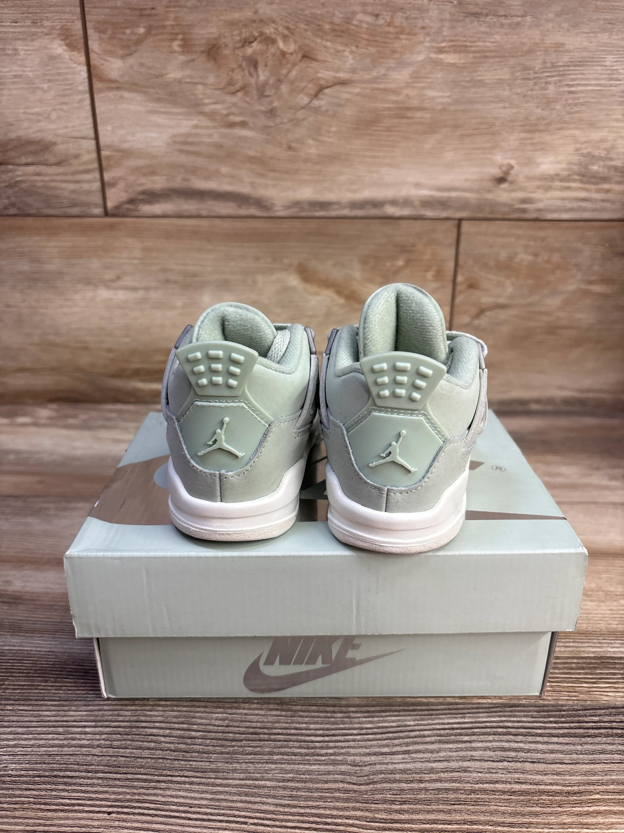 Jordan 4 Retro TD 'Seafoam Sail' Sneakers sz 7c