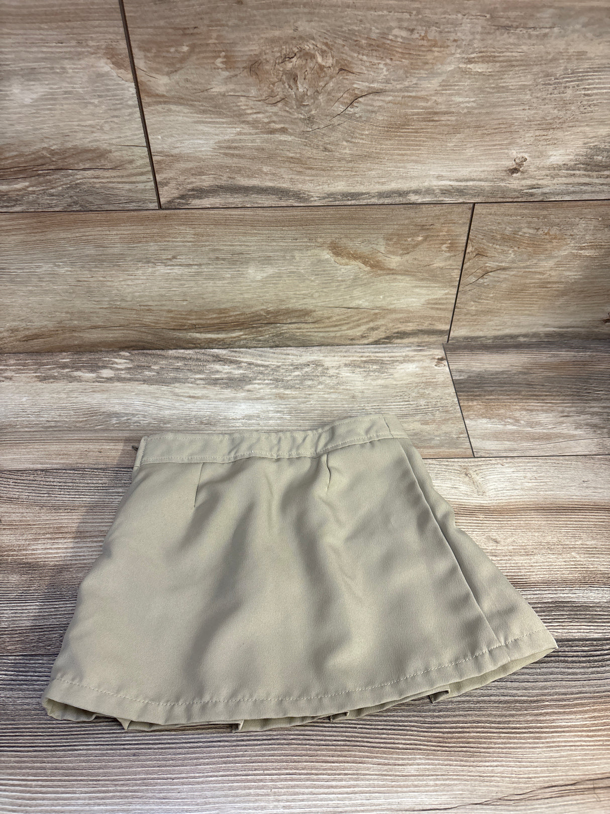 French Toast Pleaded Uniform Skort Beige sz 4T