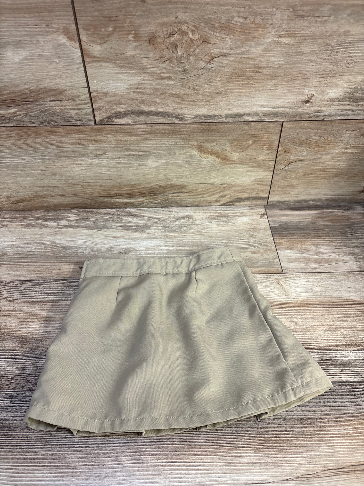 French Toast Pleaded Uniform Skort Beige sz 4T