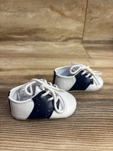 Janie & Jack Saddle Crib Shoes White sz 1/2c