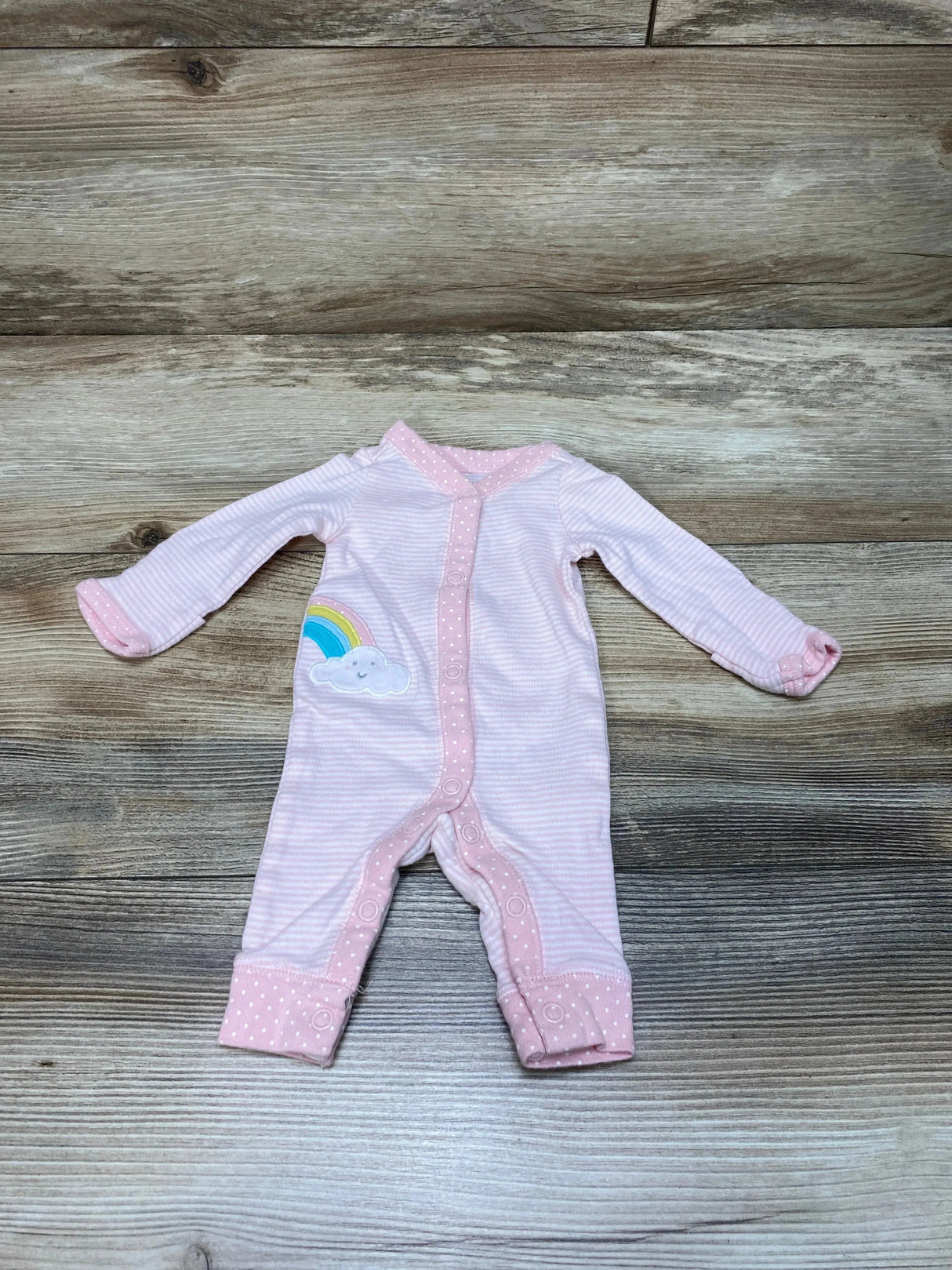 Carter's Striped Coverall Pink sz Preemie