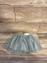 H&M Glitter Tulle Skirt Green sz 2T