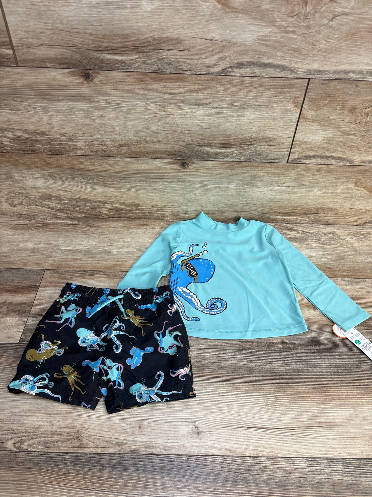 NEW Just One You Octopus Rash Guard Set sz 2T
