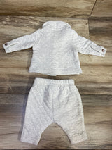 Just One You 2pc Quilted Pull Over Set sz Newborn