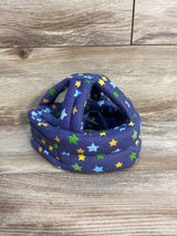 Baby Head Protector in Blue Stars