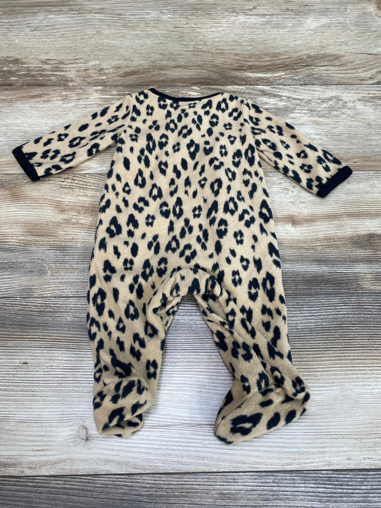 Carter's Leopard Print Blanket Sleeper Brown sz 3m