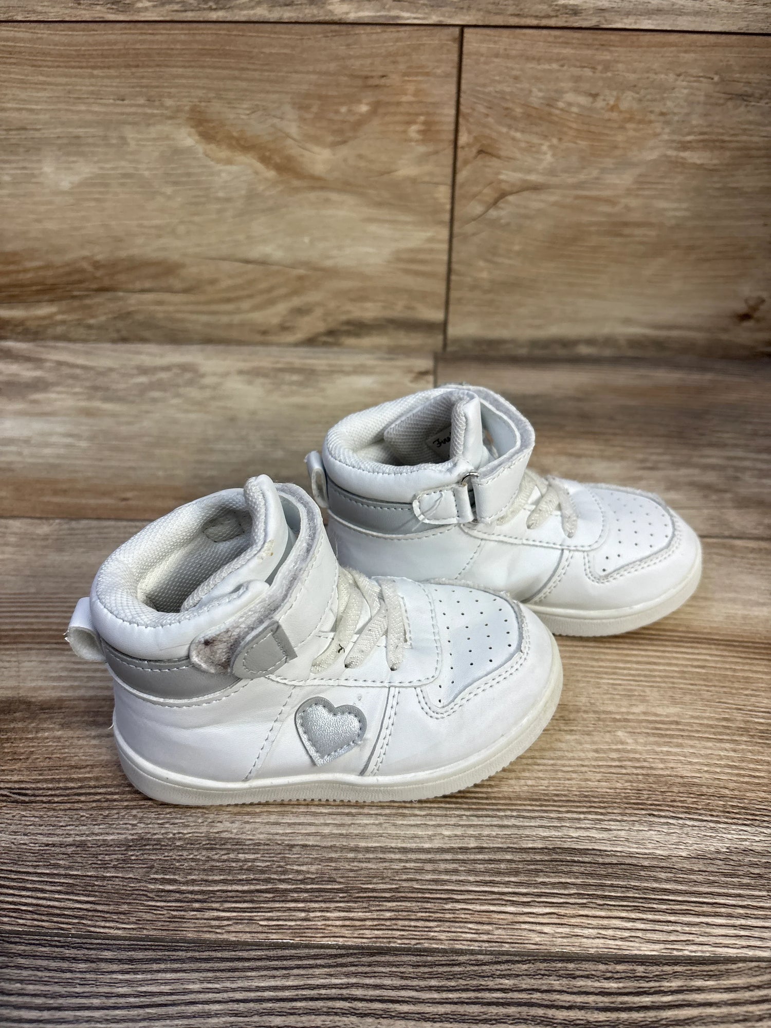 First Steps High-Top Sneakers White sz 6c