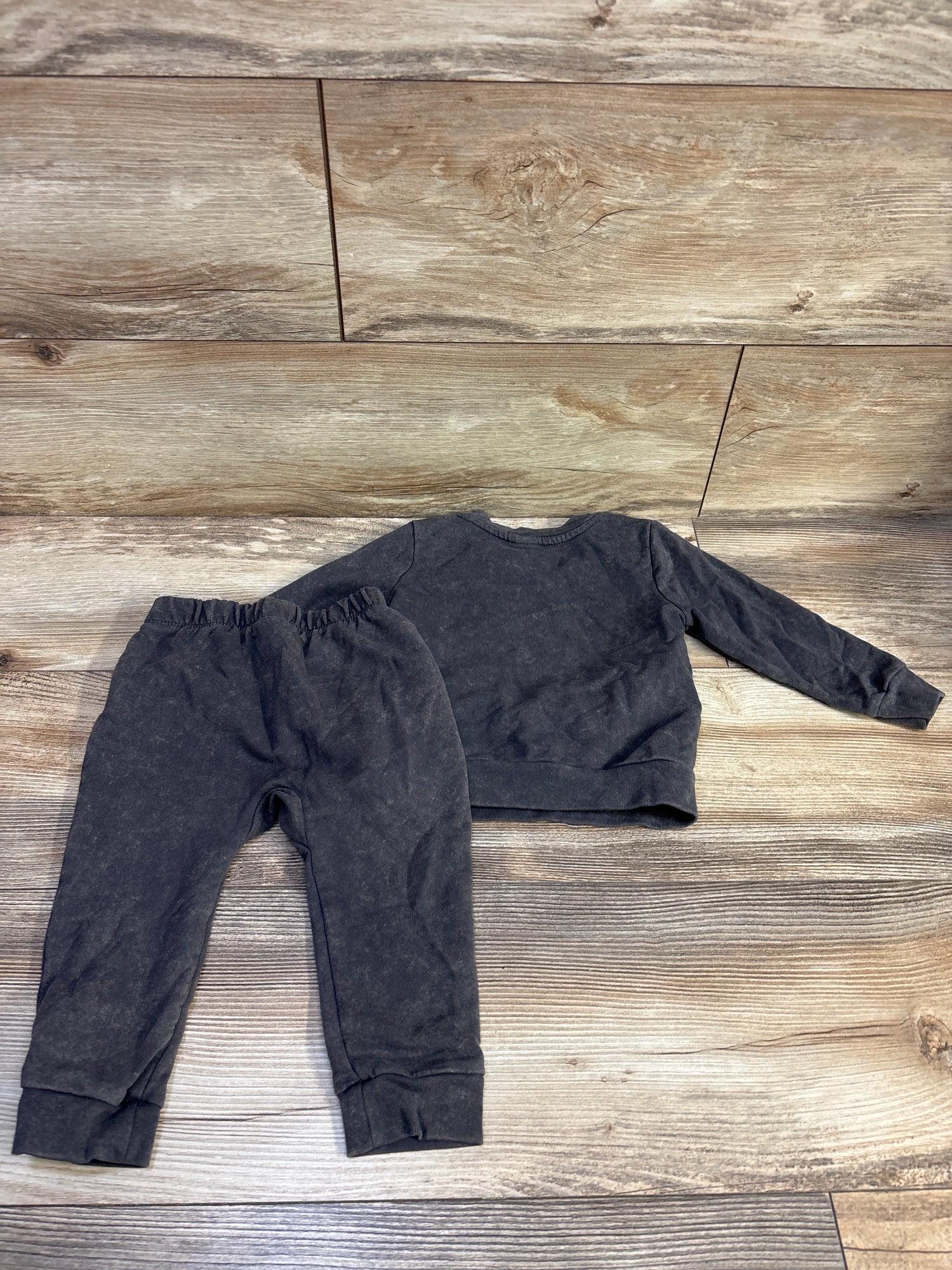 Cat & Jack 2pc Loved Sweatshirt & Joggers Grey sz 18m