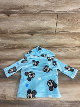 Disney Baby Mickey Mouse Hooded Robe Blue sz 0-12m