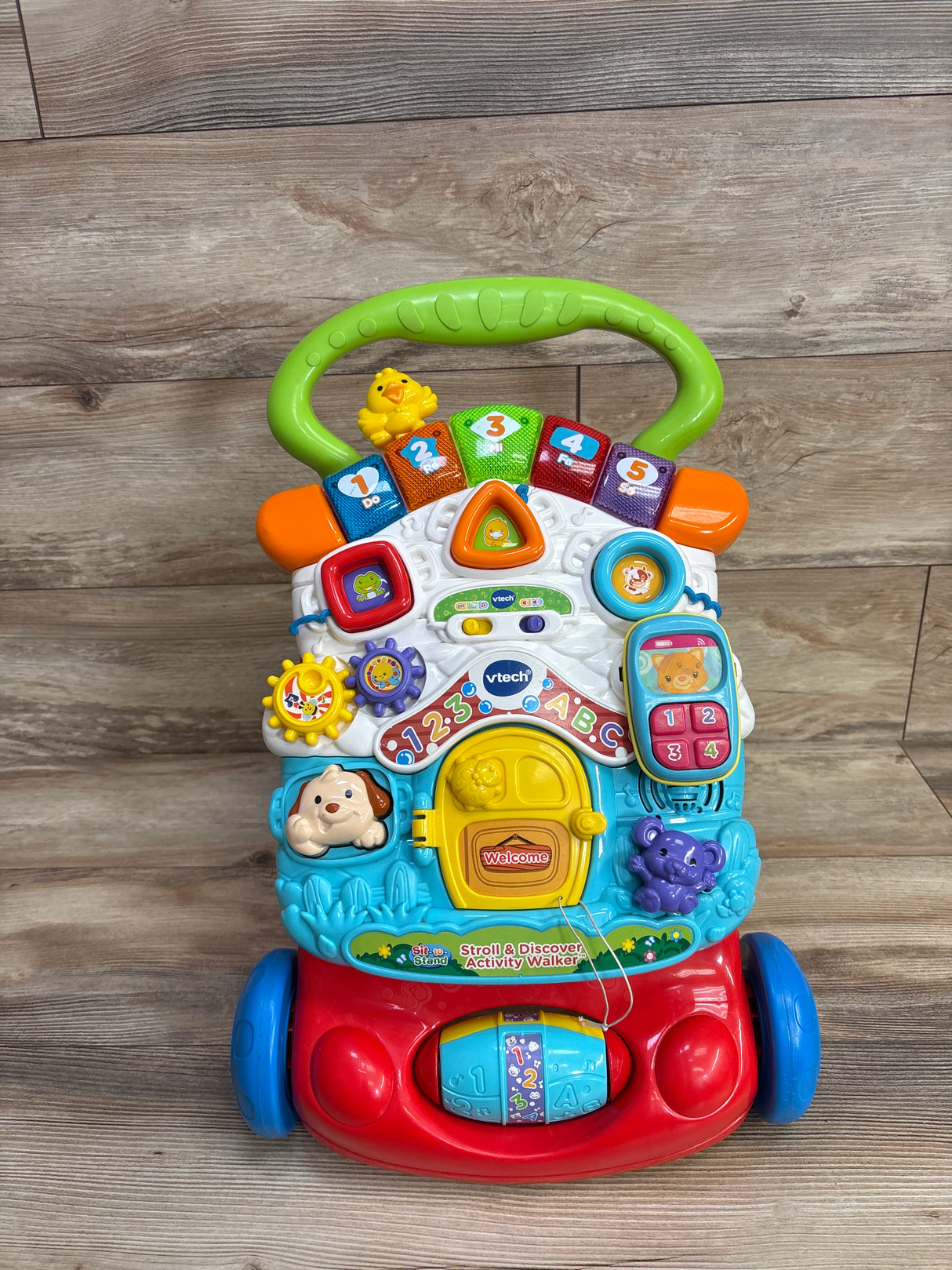 VTech Stroll & Discover Activity Walker - Red