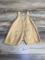 Zara Linen Blend Shortalls, Butterscotch sz 12-18m