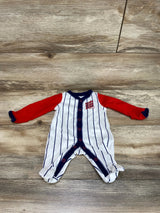 Carter's Baseball Sleeper Red sz Newborn