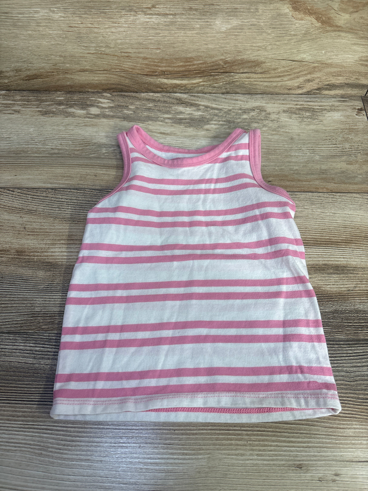Cat & Jack Striped Tank Top Pink sz 2T